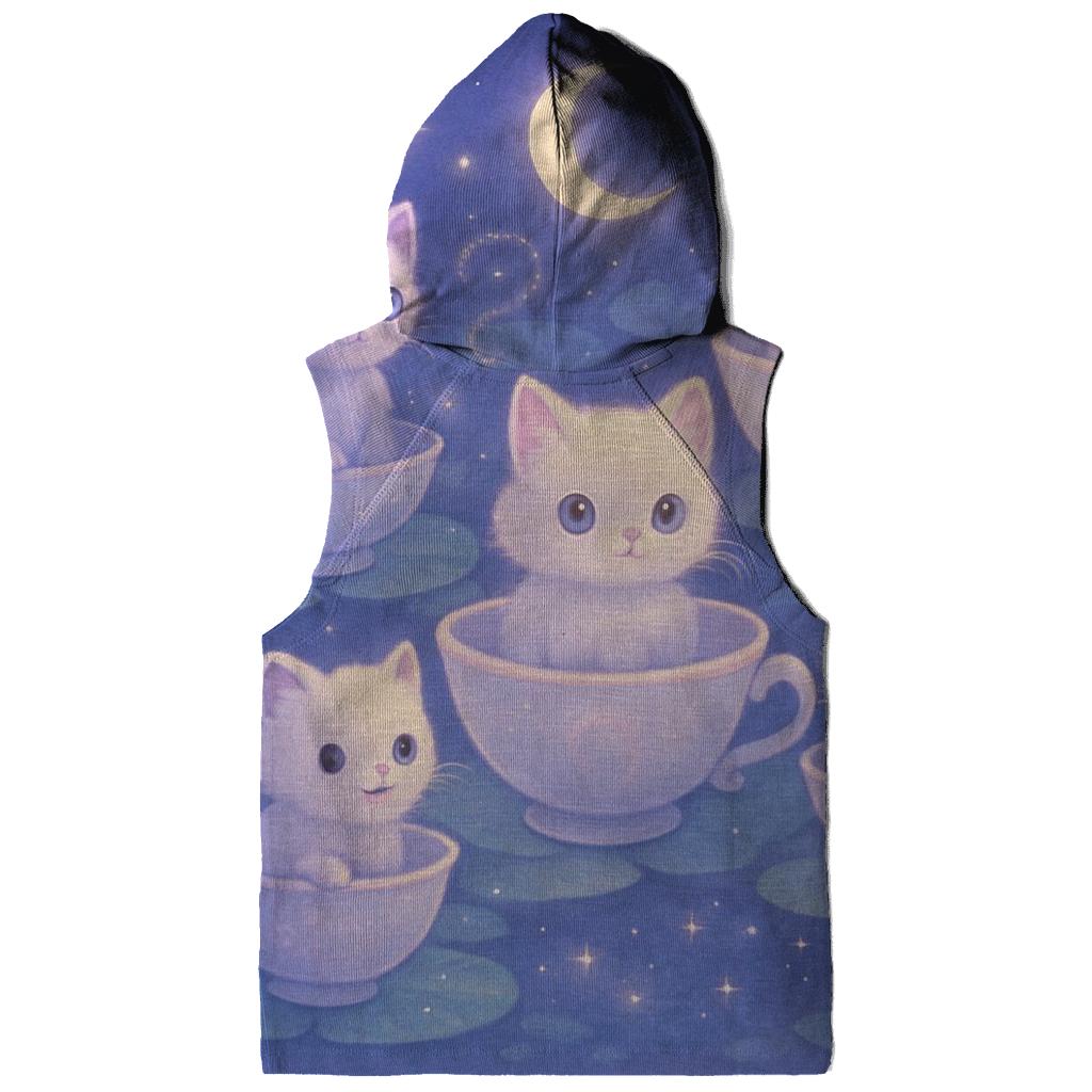 Moonlit Teacup Kitten Carousel hoodie trends