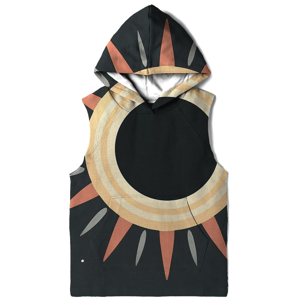 Eclipse Corona Petal Rings embroidered hoodies