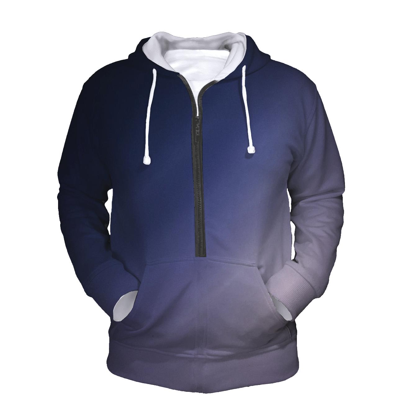 Celestial Quartz Drift printed hoodies