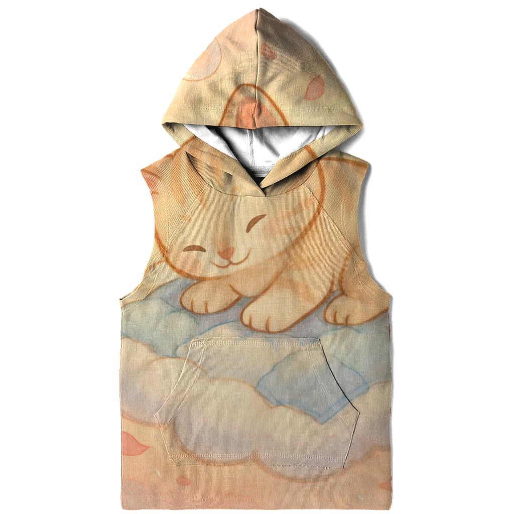 Sunrise Cloud Quilt Kitten Dreamscape heavyweight hoodies