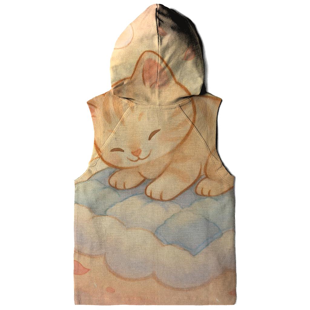 Sunrise Cloud Quilt Kitten Dreamscape heavyweight hoodies