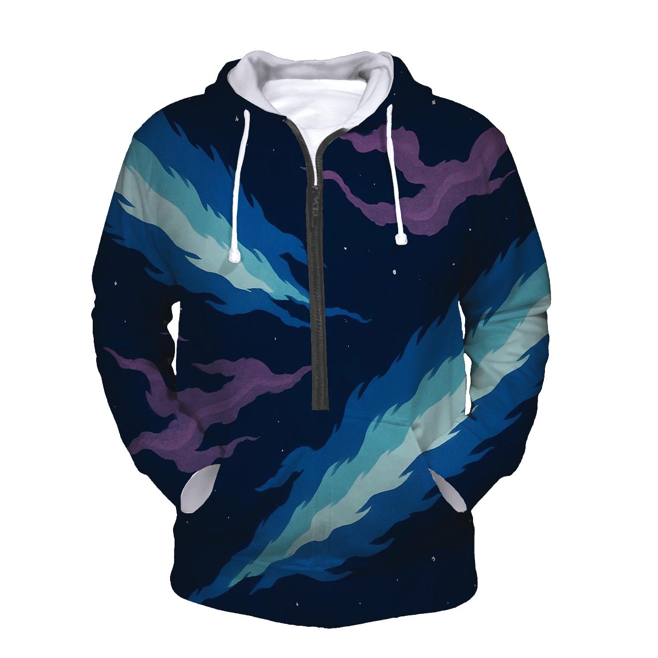 Jet Outflow Chevron Nebula pullover hoodies