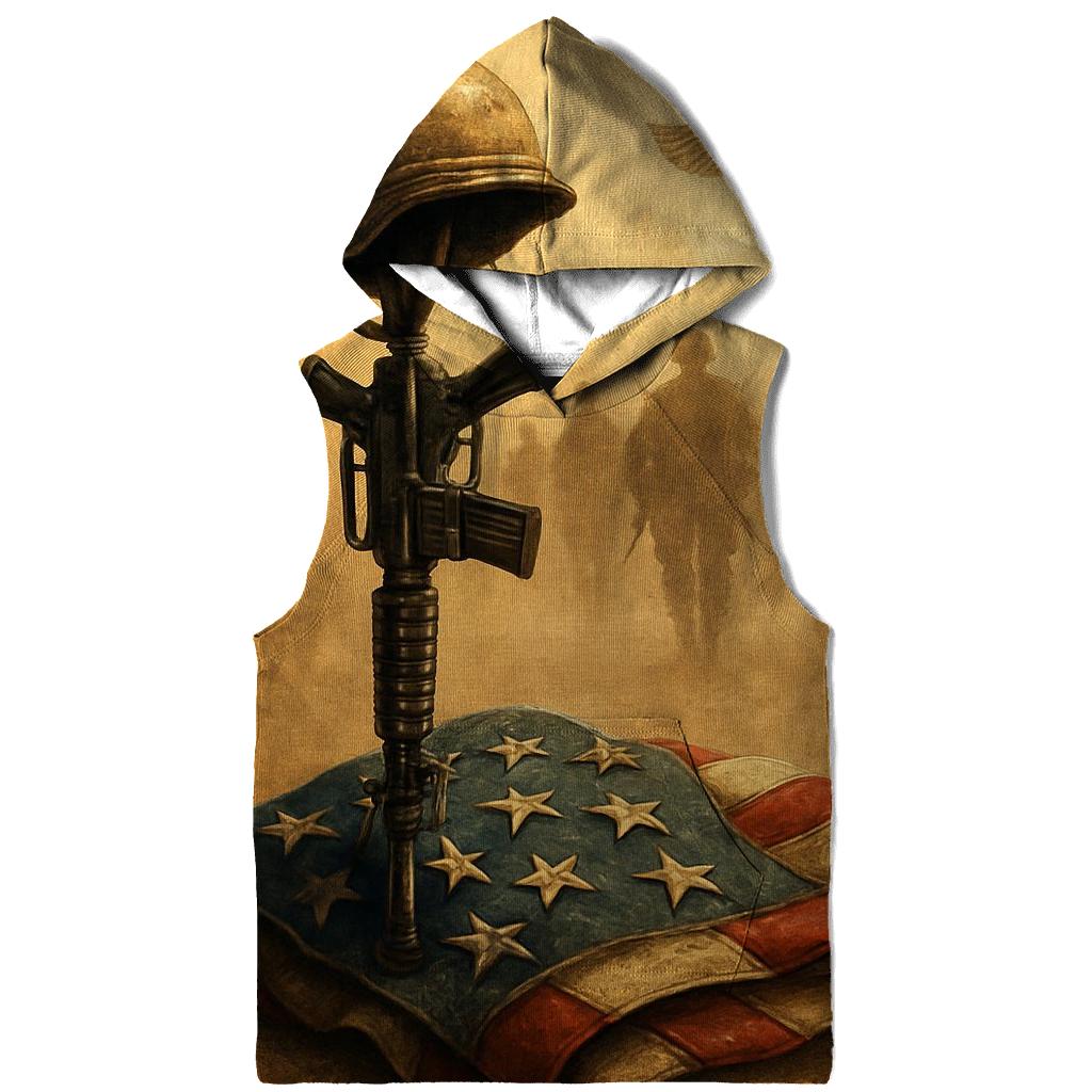 Desert Cross Of Stars And Steel hoodie designs