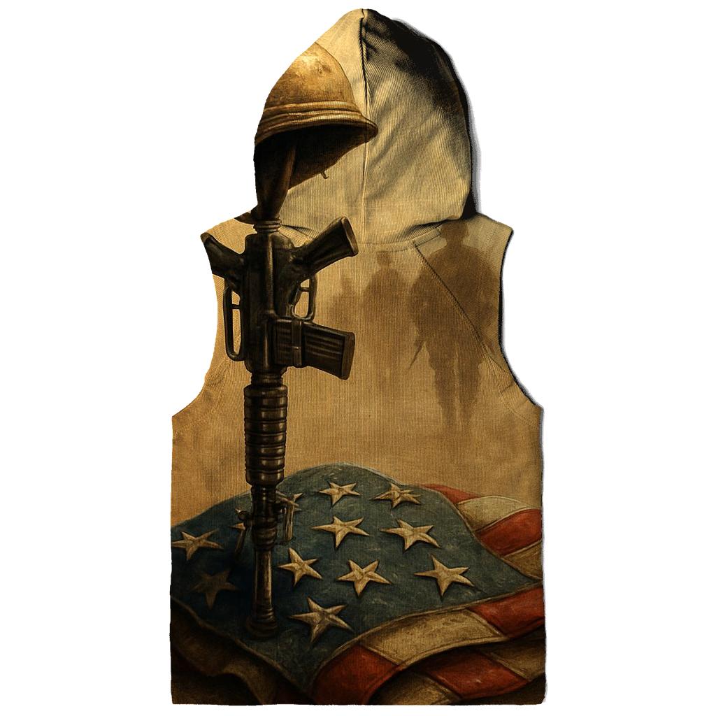 Desert Cross Of Stars And Steel hoodie designs