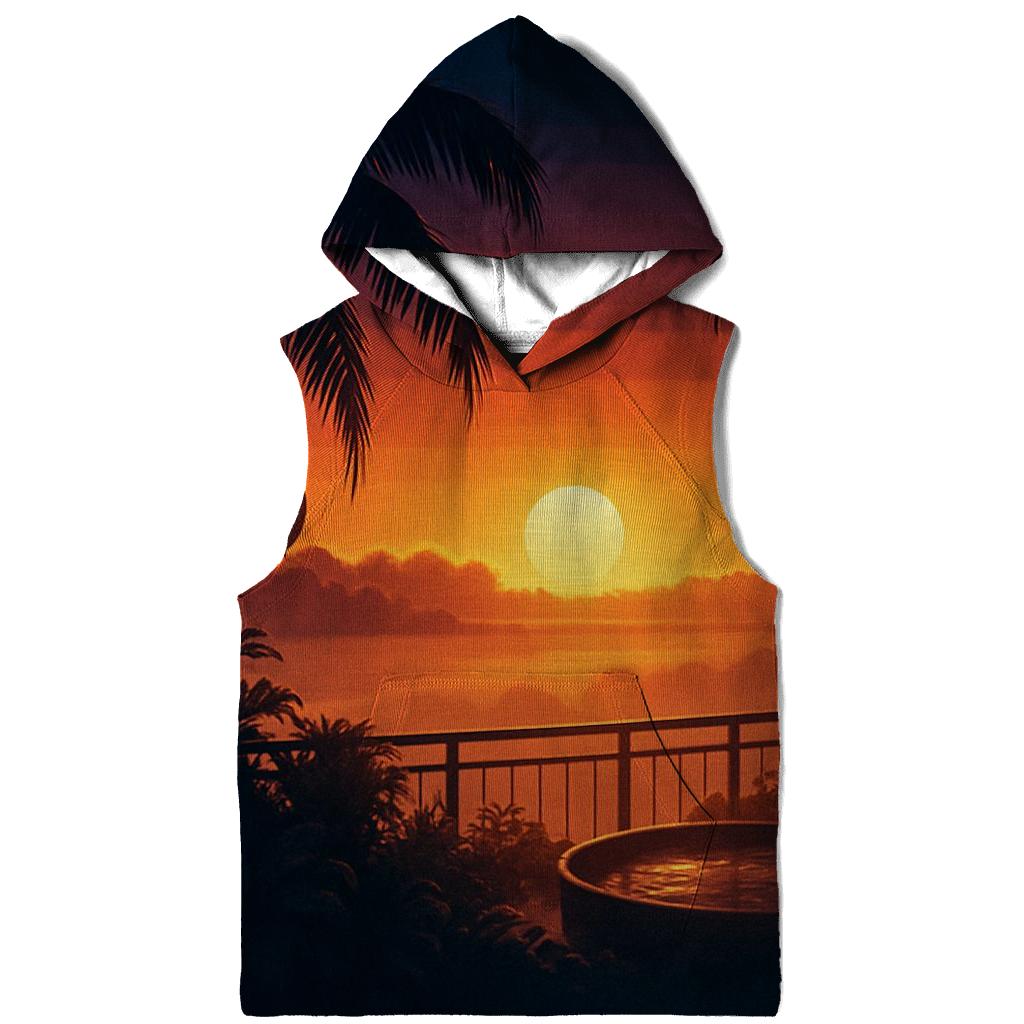 Sundown Over The Cloud Garden premium hoodies