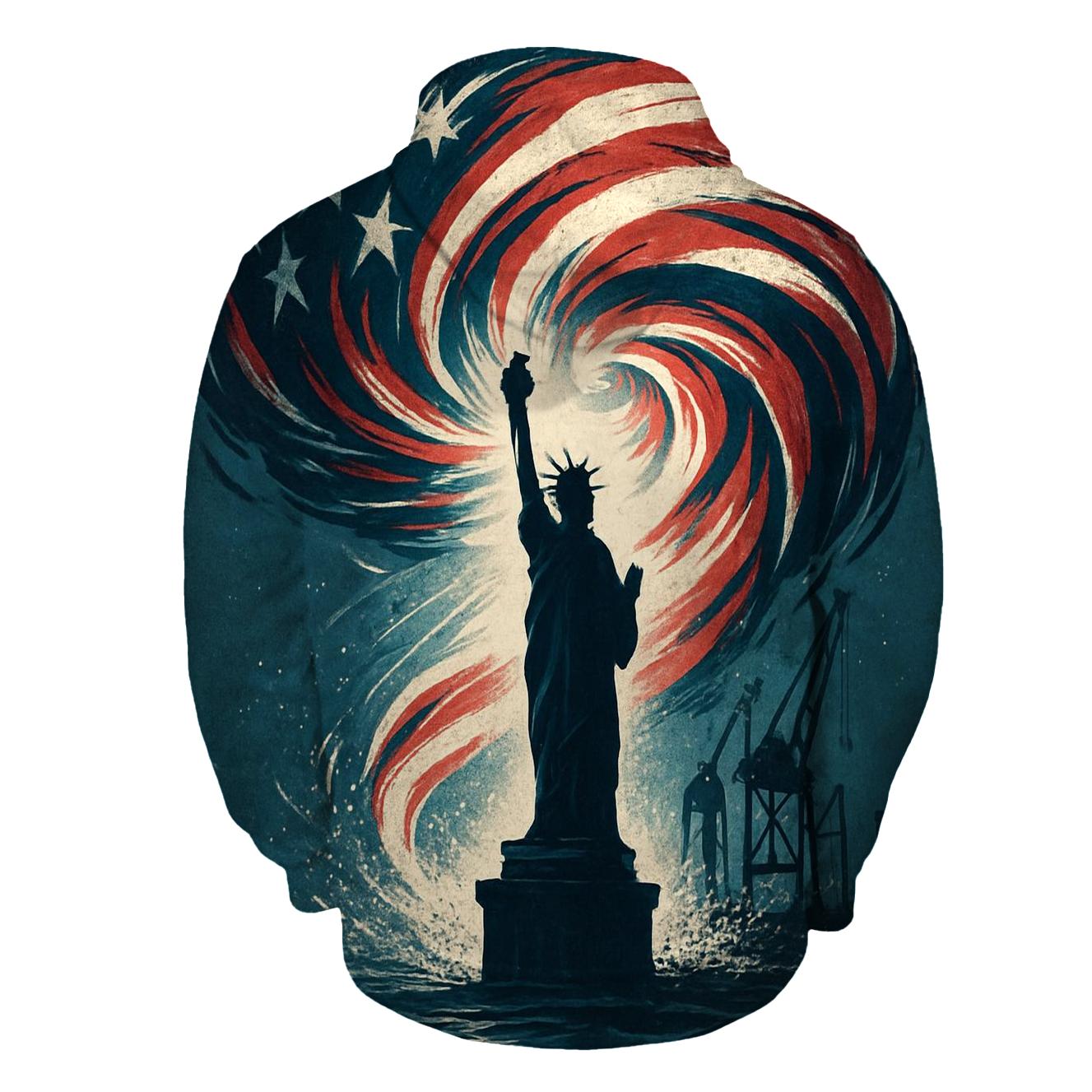 Liberty Tempest Over Steel Harbor lightweight hoodies
