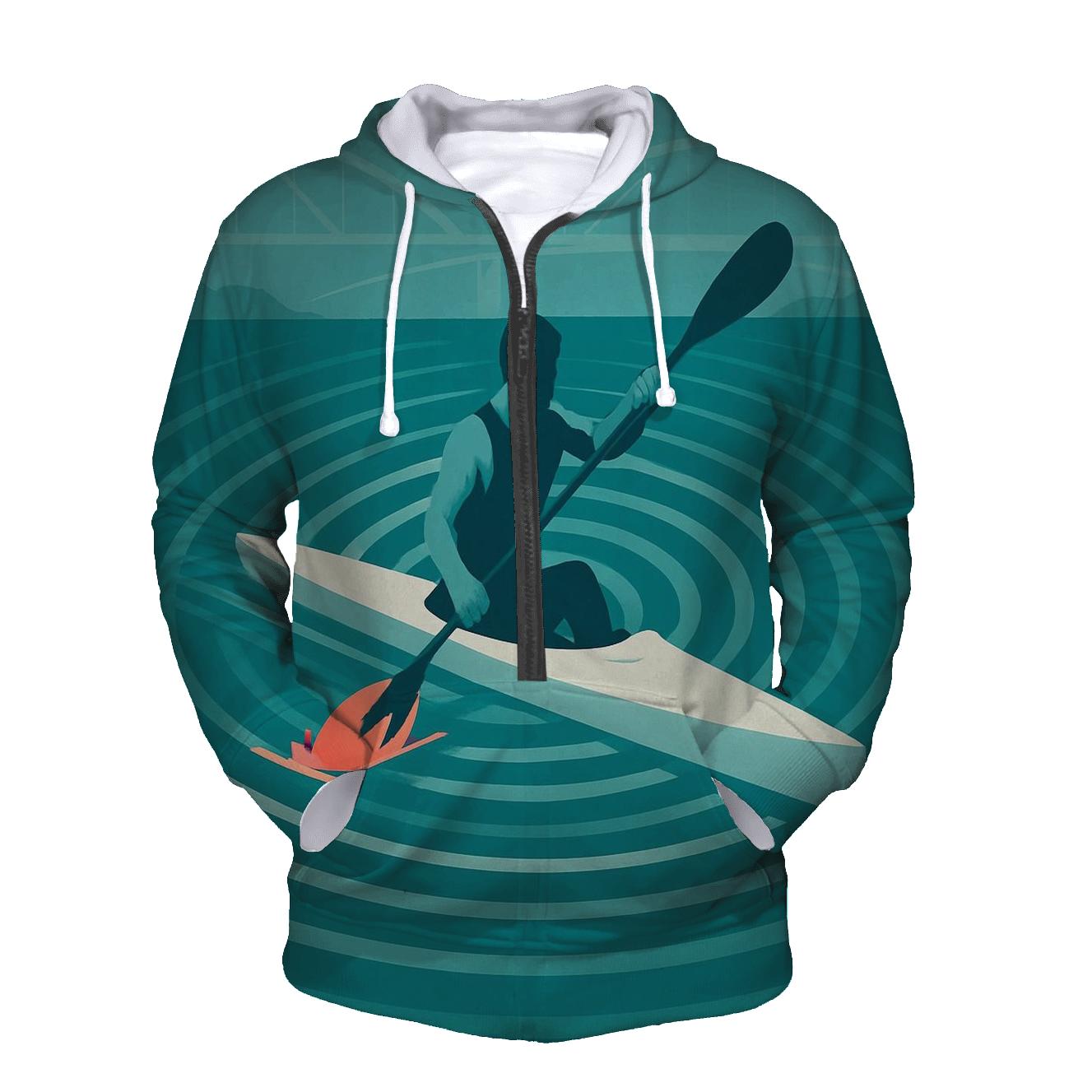 Danube Sprint Canoe Burst pullover hoodies