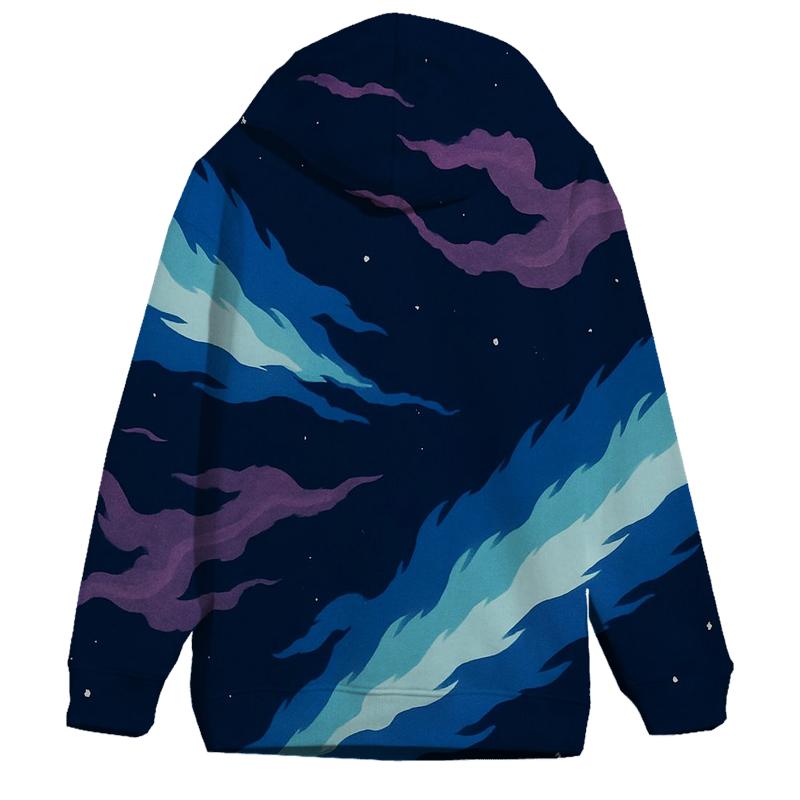 Jet Outflow Chevron Nebula printed hoodies