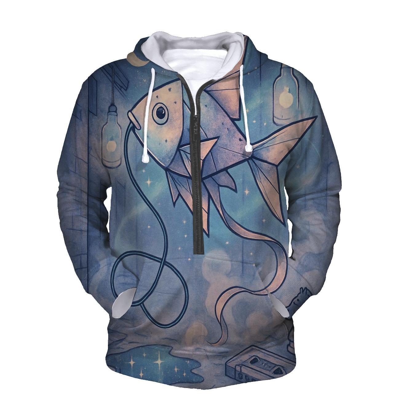 Kite Fish Of The Moonlit Back Alley custom hoodies