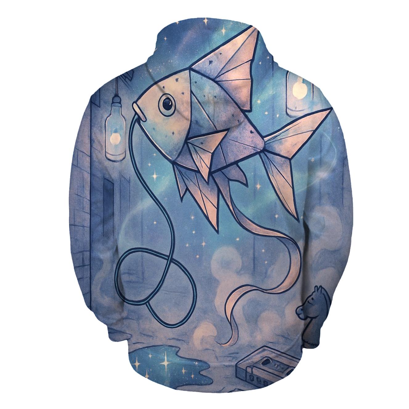 Kite Fish Of The Moonlit Back Alley custom hoodies