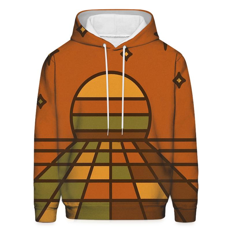 Analog Arcadia Grid lightweight hoodies