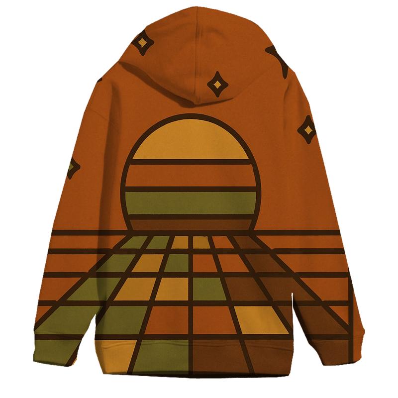 Analog Arcadia Grid lightweight hoodies