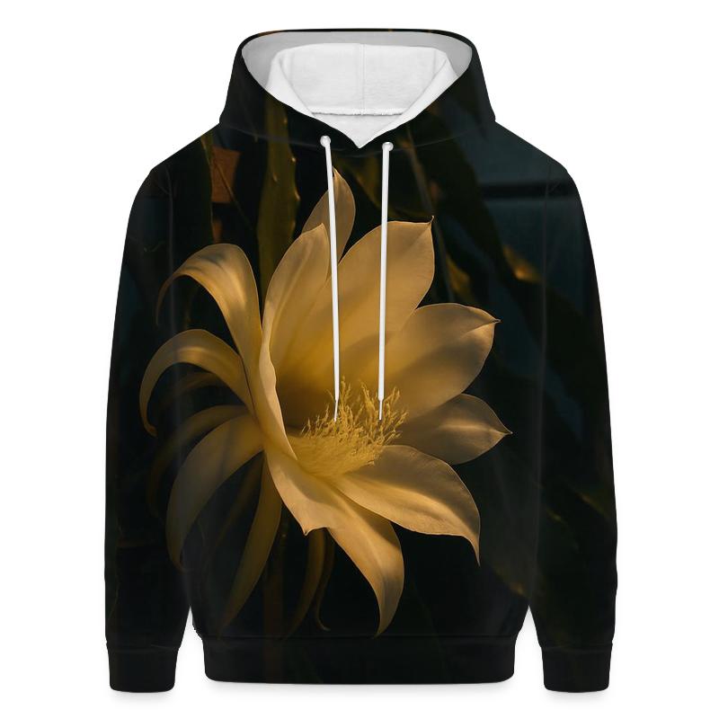 Night Blooming Cereus Opening In A Quiet Glasshouse hoodie trends