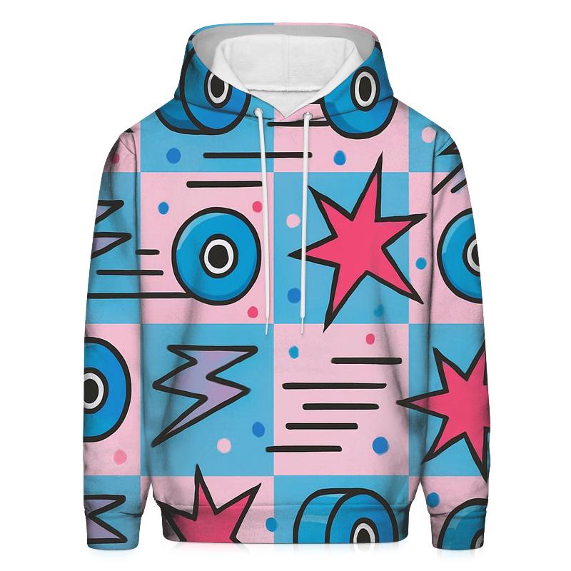 Roller Rink Starburst Tiles hoodie styles