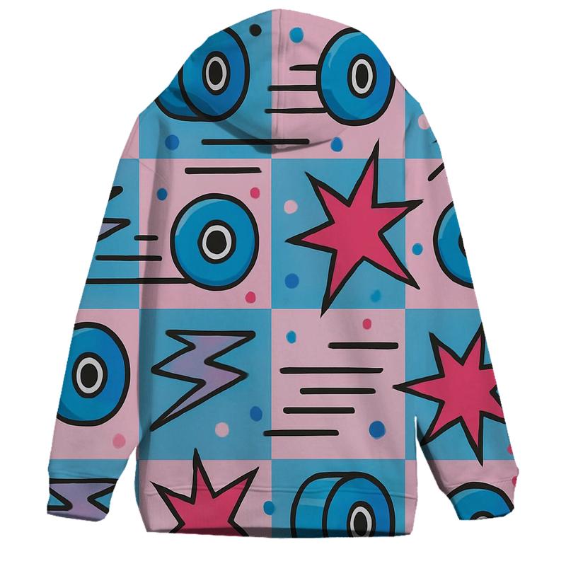 Roller Rink Starburst Tiles hoodie styles