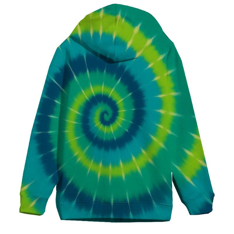 Aurora Spiral Supercluster Overdye lightweight hoodies