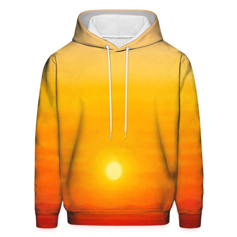 Molten Citrus Horizon embroidered hoodies