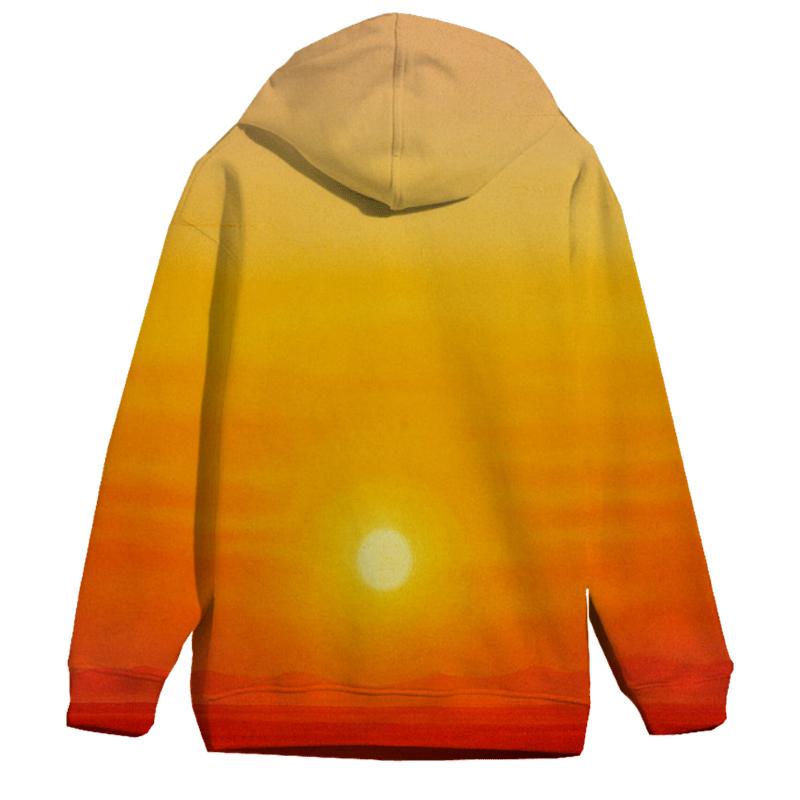 Molten Citrus Horizon embroidered hoodies