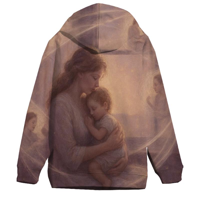 Where Her Voice Lives The Lullaby Woven Into Time zip-up hoodies