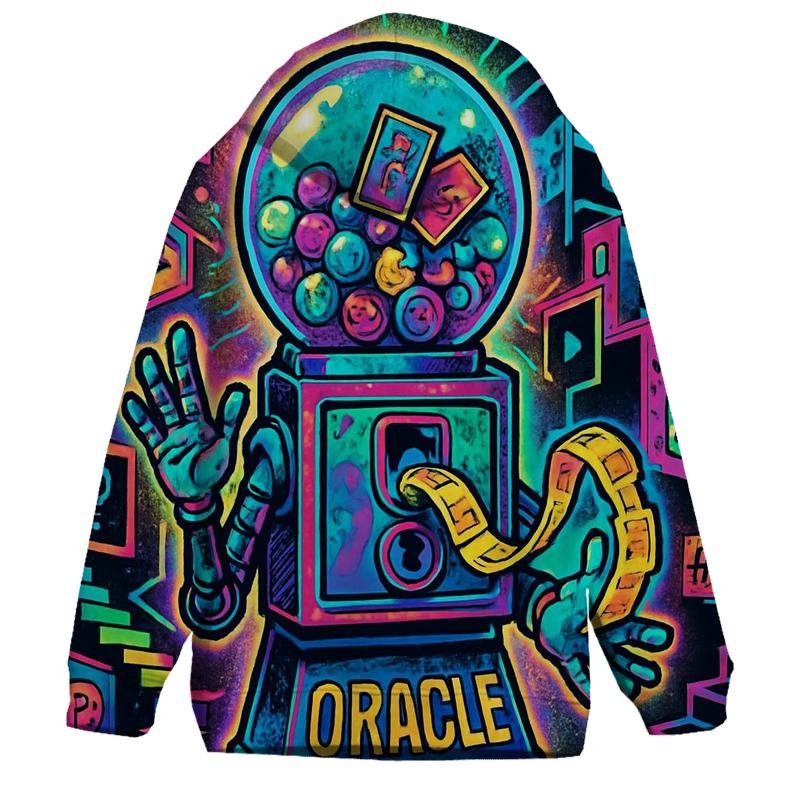 Gumball Oracle In The Neon Labyrinth lightweight hoodies