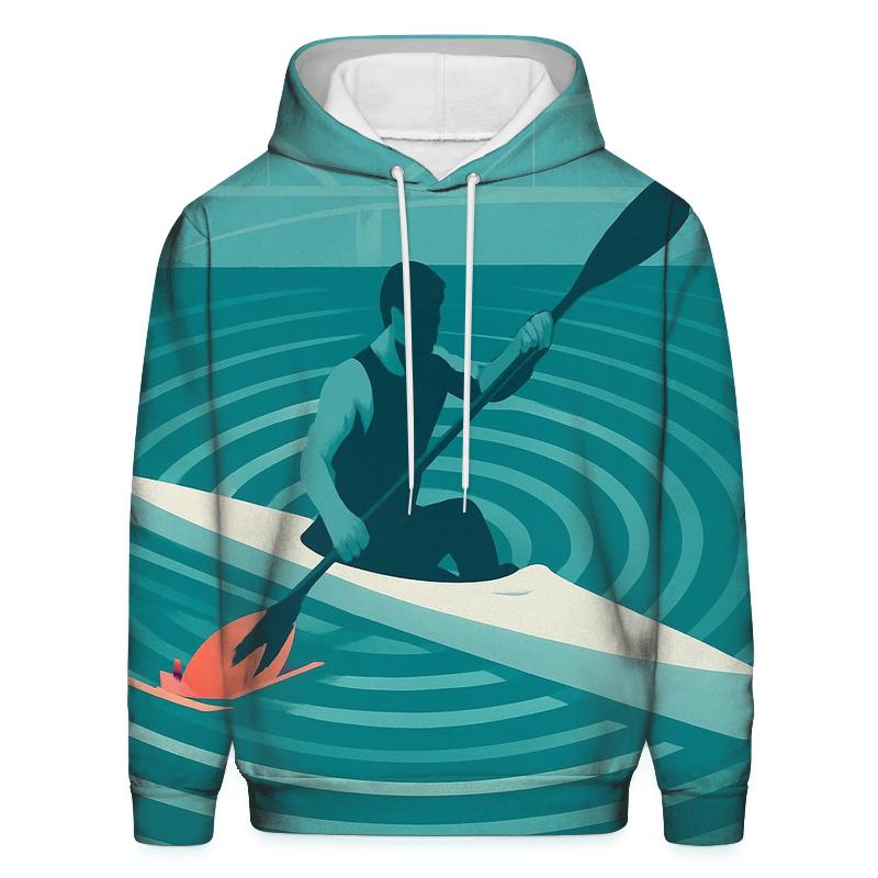 Danube Sprint Canoe Burst pullover hoodies