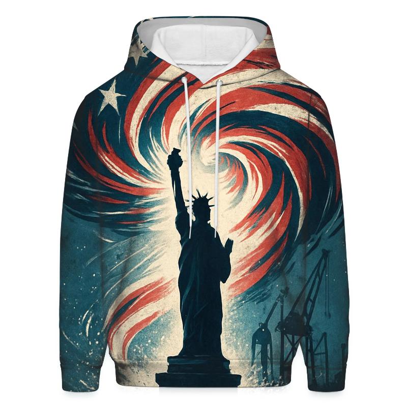 Liberty Tempest Over Steel Harbor heavyweight hoodies