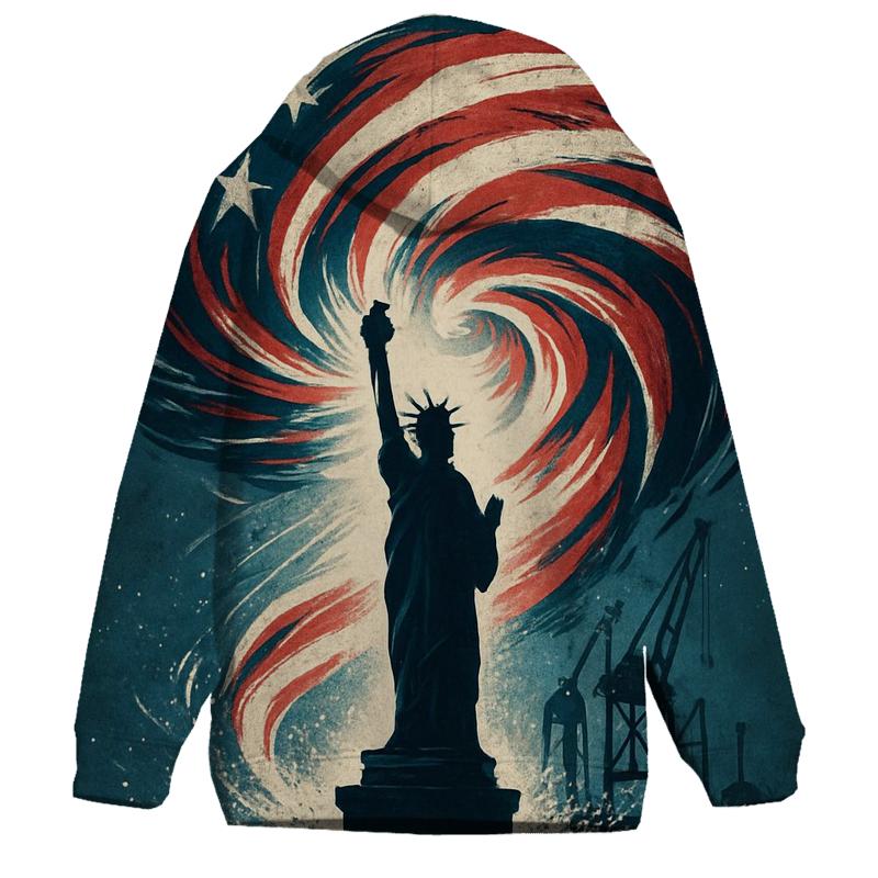 Liberty Tempest Over Steel Harbor heavyweight hoodies