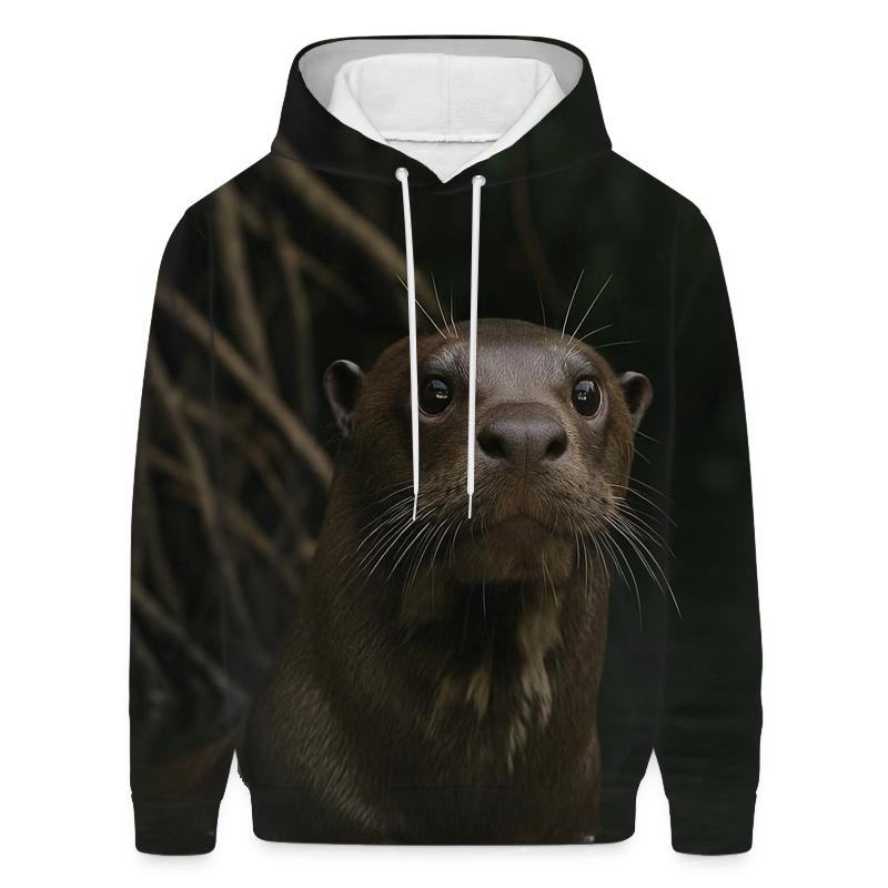 Floodplain Sentinel Giant Otter embroidered hoodies