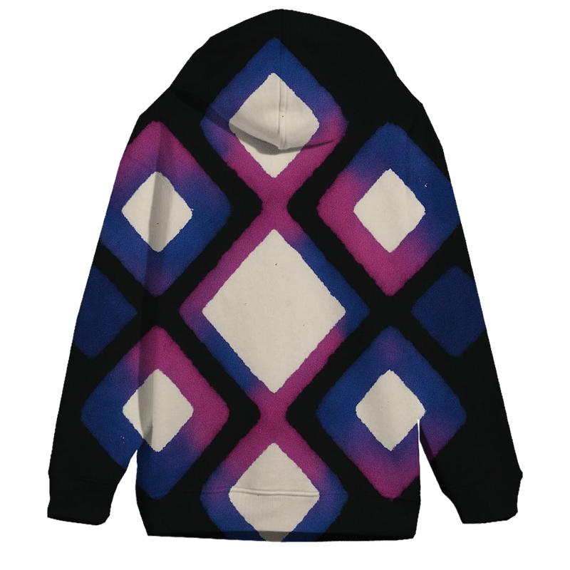 Itajime Eclipse Lattice With Comet Wash graphic hoodies