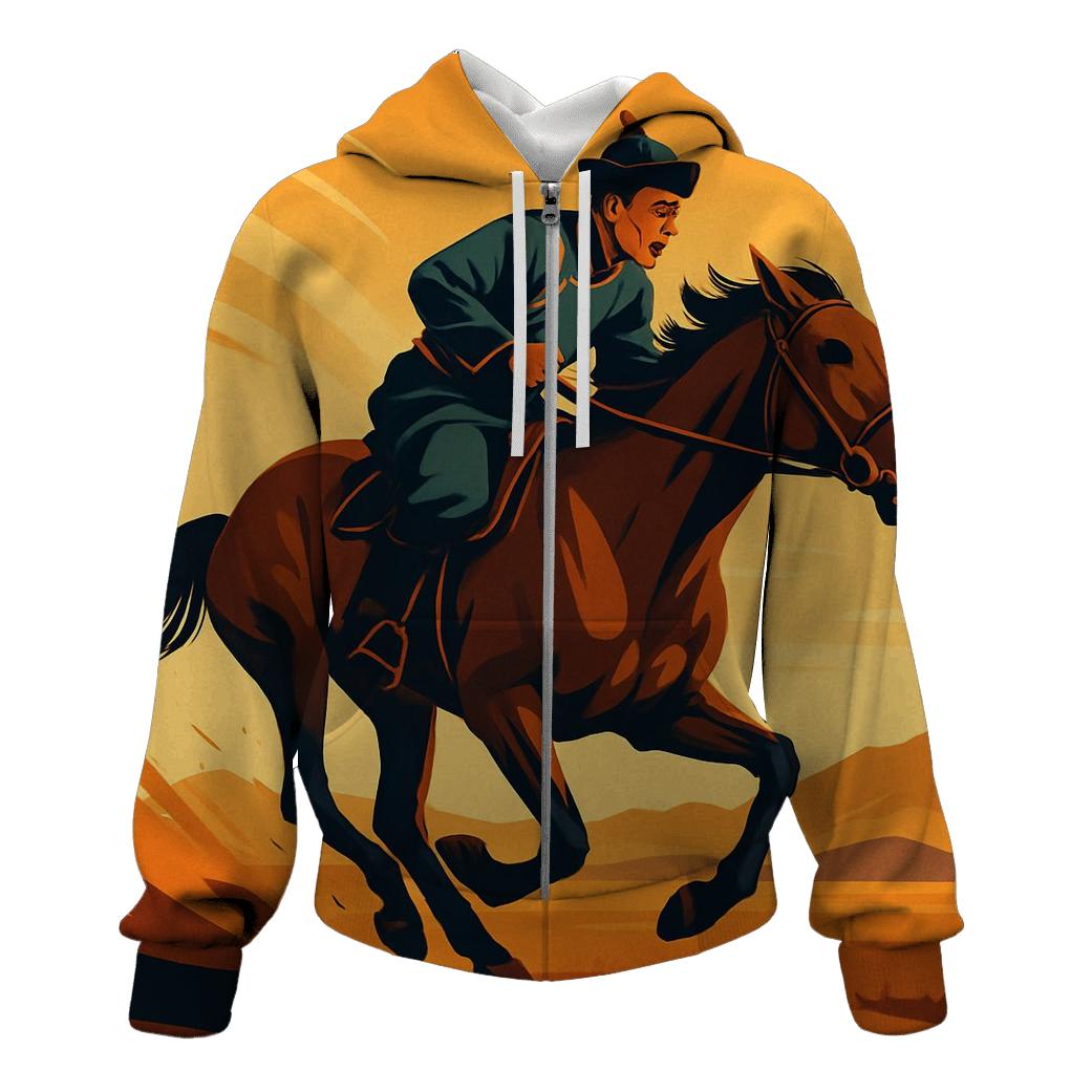 Naadam Horse Racing Horizon custom hoodies