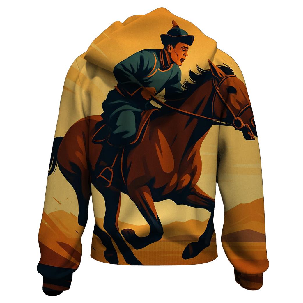 Naadam Horse Racing Horizon custom hoodies