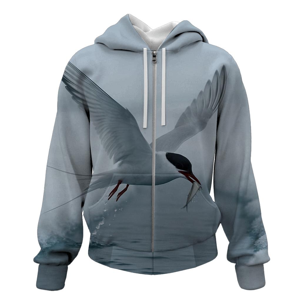 Ice Channel Courier Arctic Tern custom hoodies