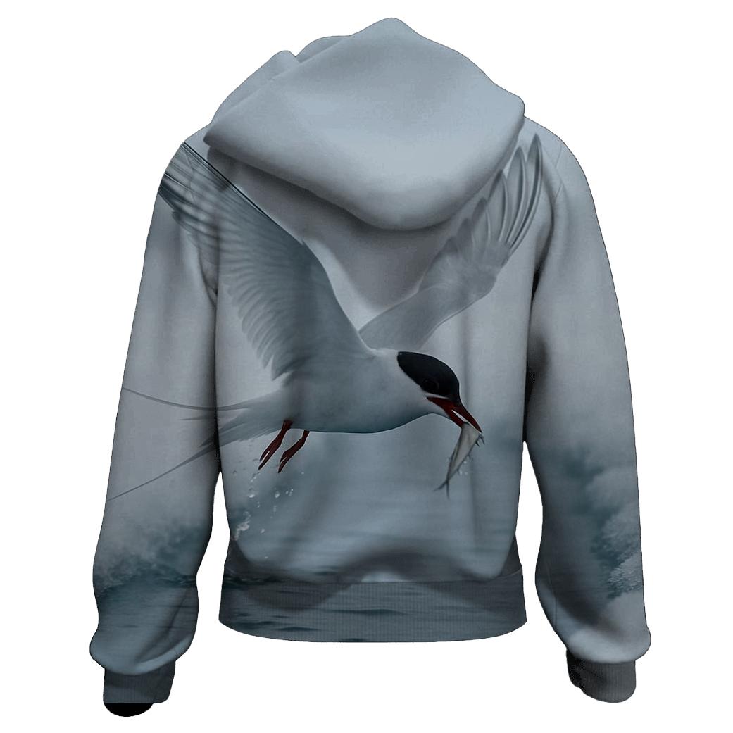 Ice Channel Courier Arctic Tern custom hoodies