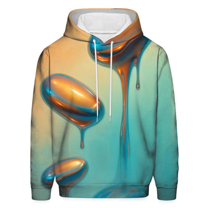 Aurora Melt Relic Garden graphic hoodies