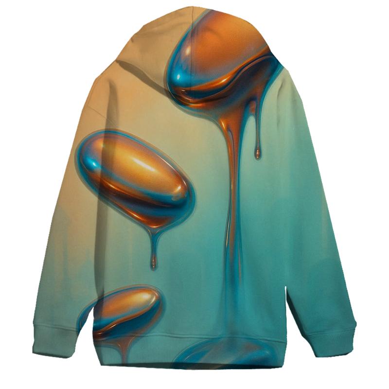 Aurora Melt Relic Garden graphic hoodies