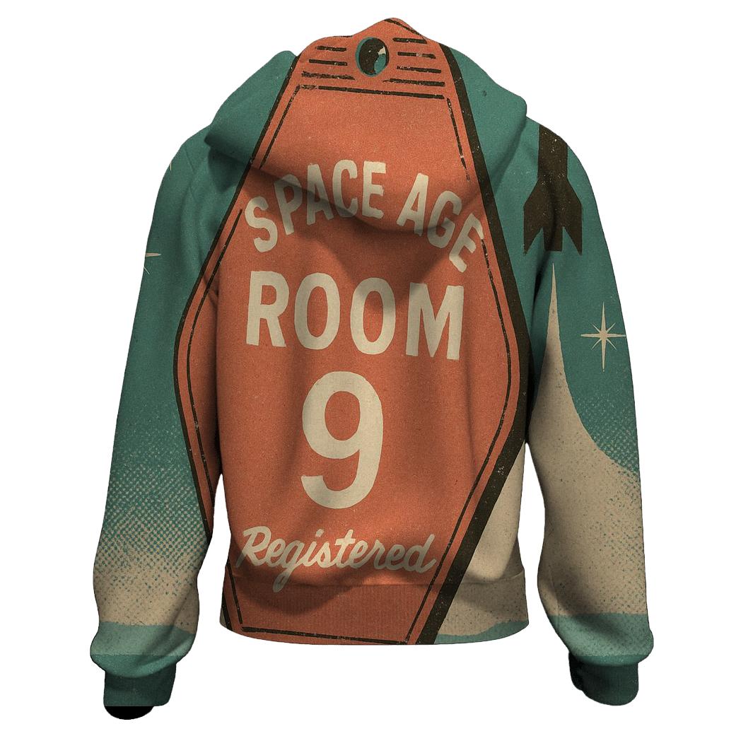 Weathered Space Age Motel Keychain Poster hoodie trends