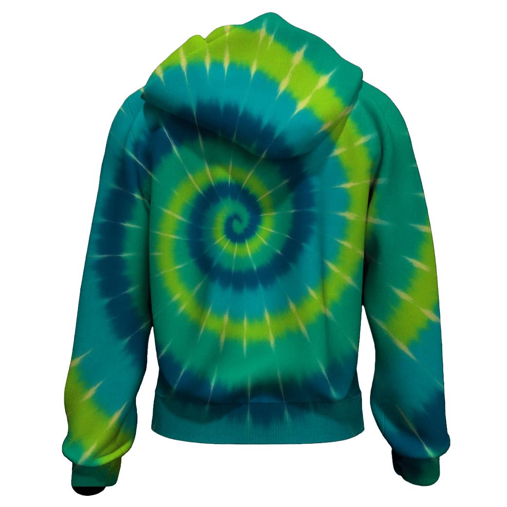 Aurora Spiral Supercluster Overdye premium hoodies