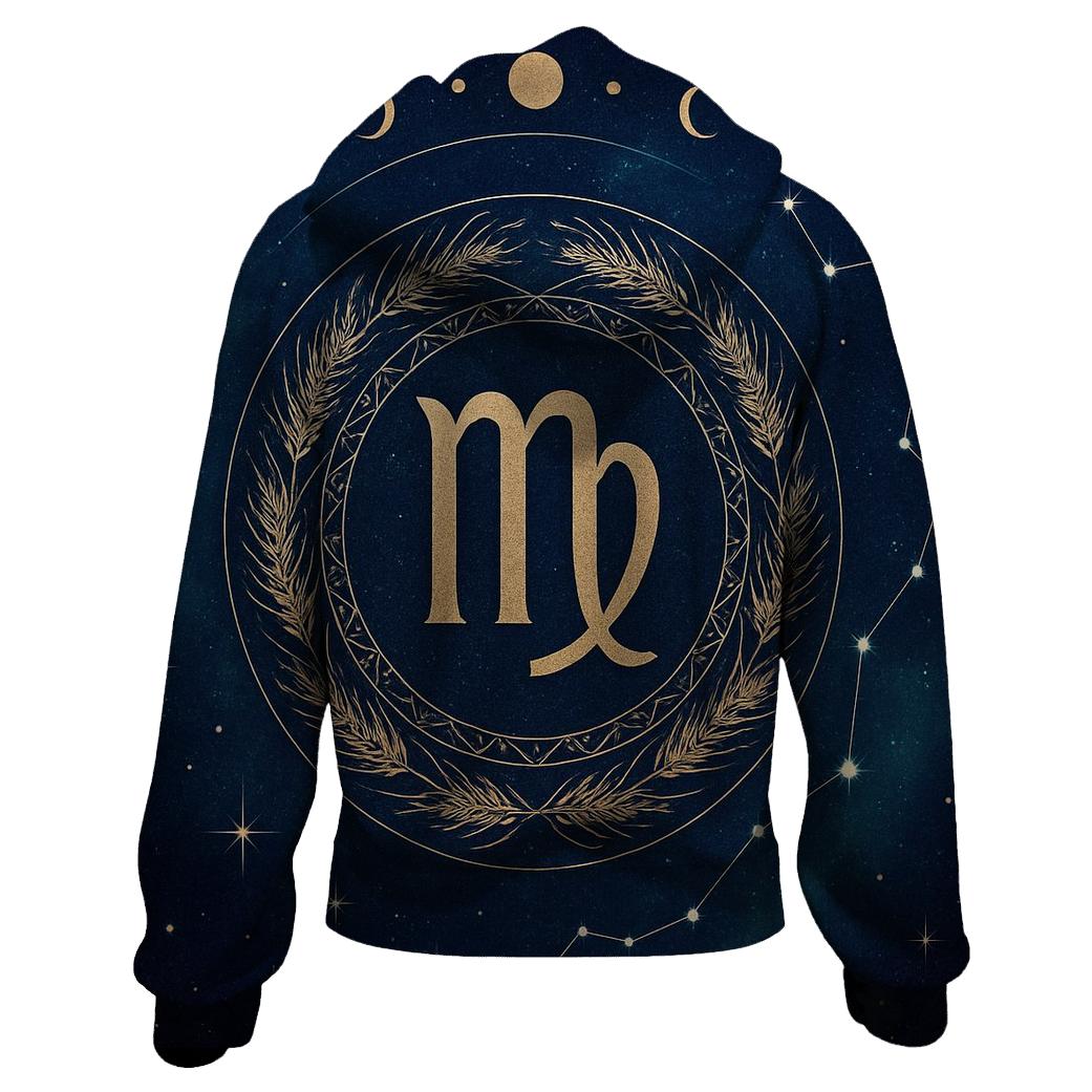Virgo Spica Harvest Star Mandala hoodie styles