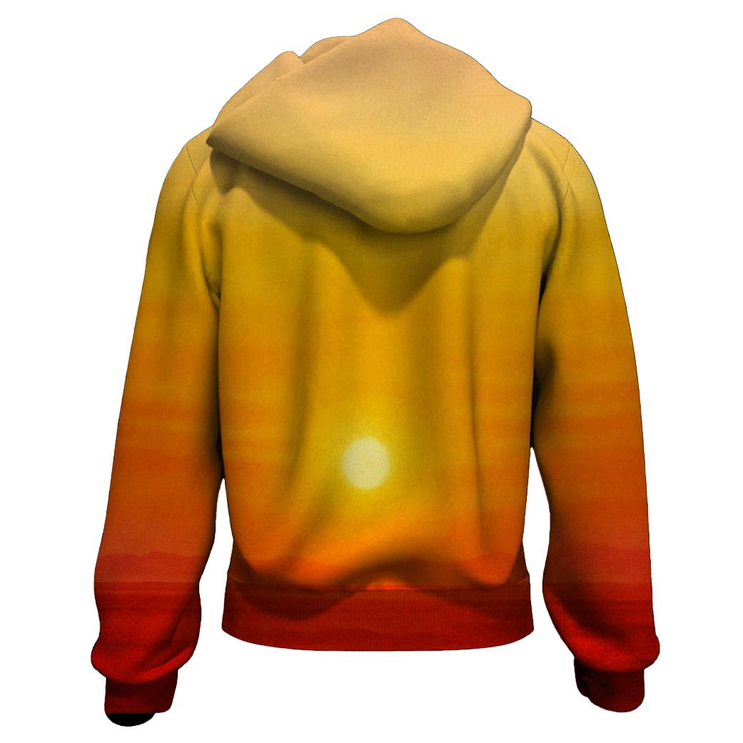 Molten Citrus Horizon hoodies fashion
