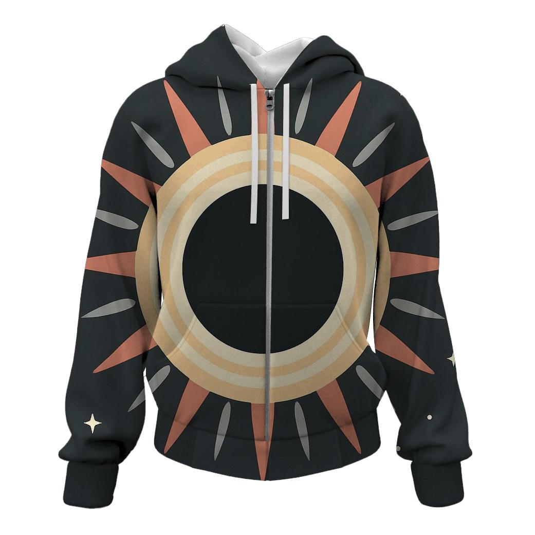 Eclipse Corona Petal Rings hoodie trends