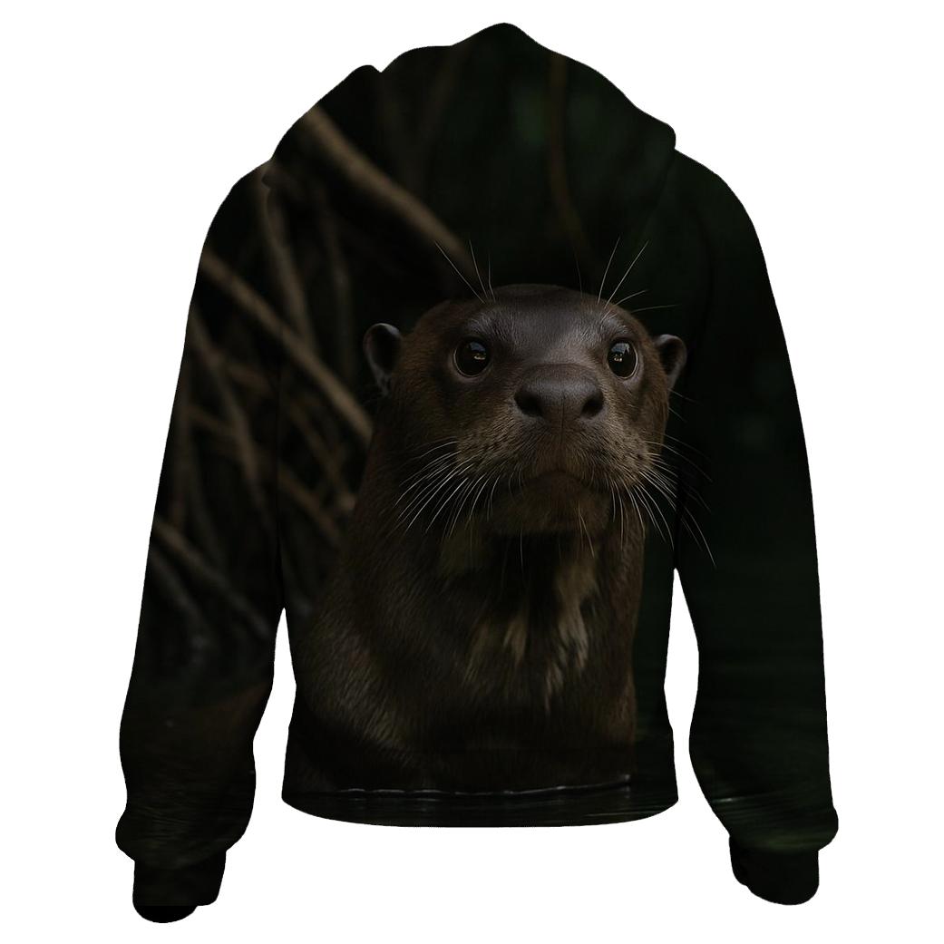 Floodplain Sentinel Giant Otter printed hoodies