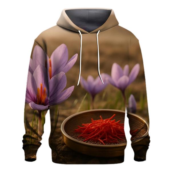 Saffron Crocus And Brass Drying Tray At Dawn lightweight hoodies