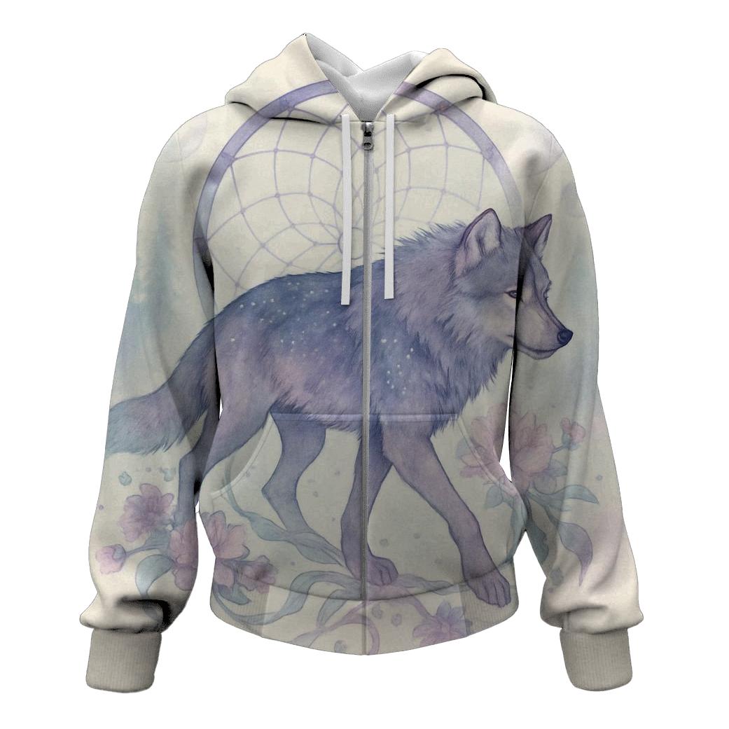 The Dreamweaver Timberwolf Bloom pullover hoodies