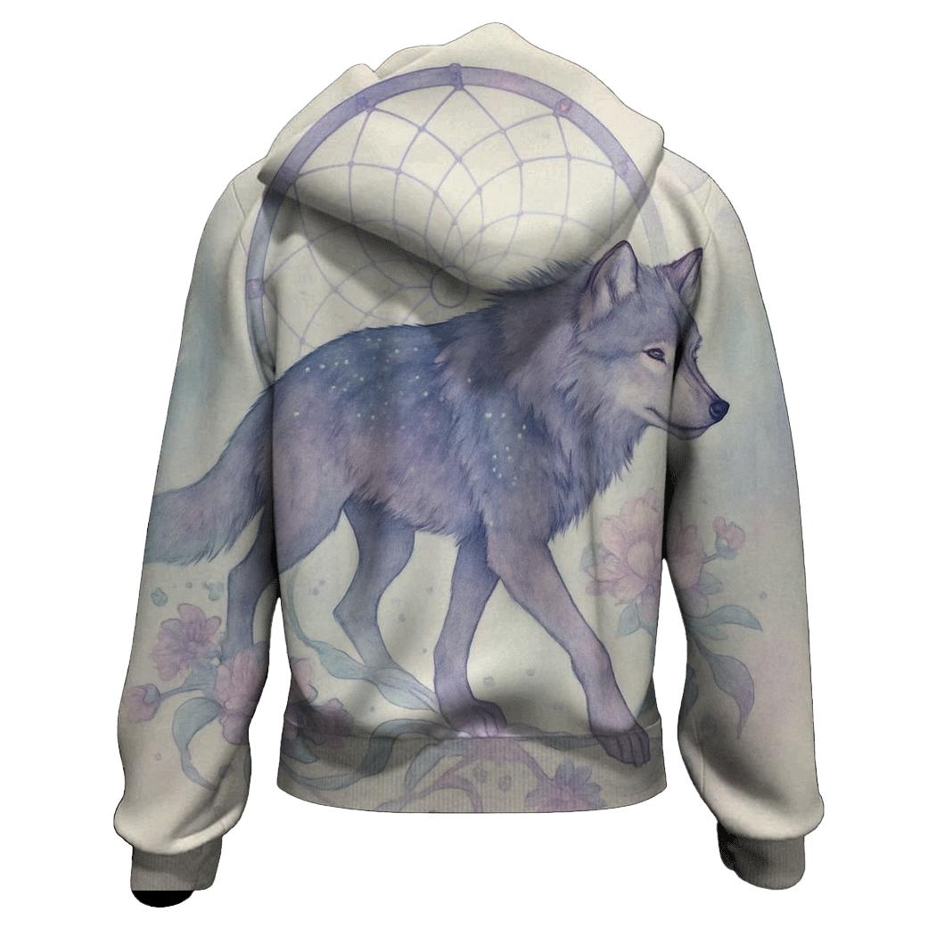 The Dreamweaver Timberwolf Bloom pullover hoodies