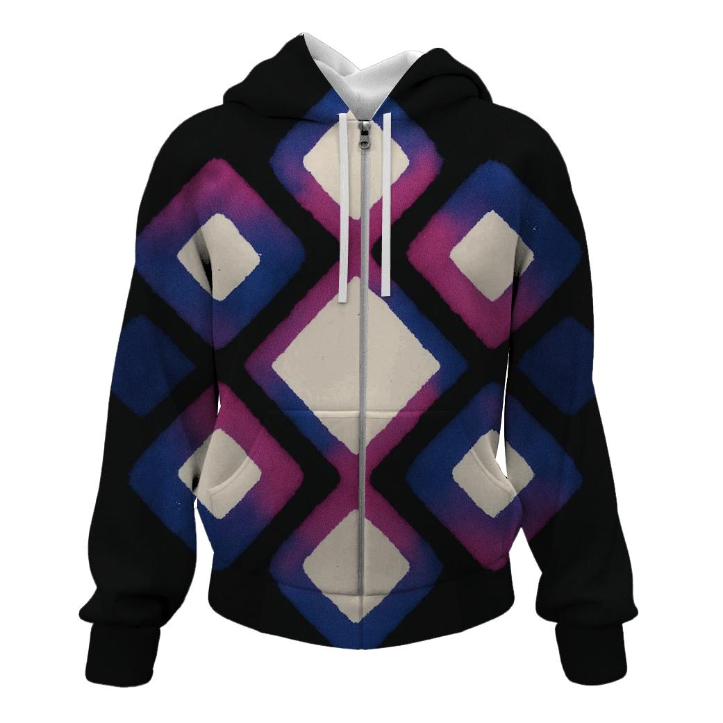 Itajime Eclipse Lattice With Comet Wash hoodie styles
