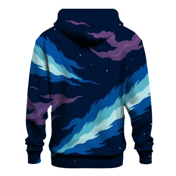 Jet Outflow Chevron Nebula zip-up hoodies
