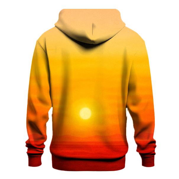 Molten Citrus Horizon custom hoodies