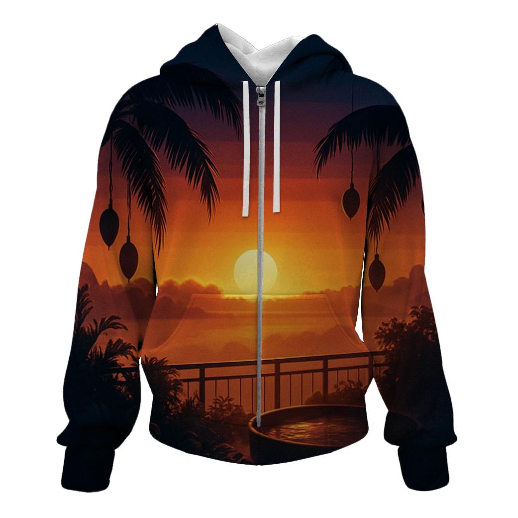 Sundown Over The Cloud Garden hoodies fashion