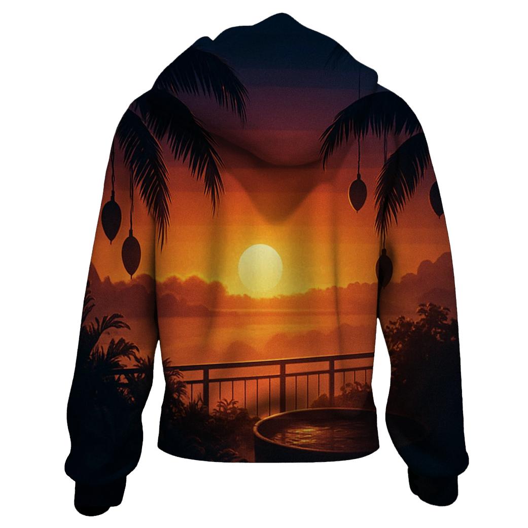 Sundown Over The Cloud Garden hoodies fashion