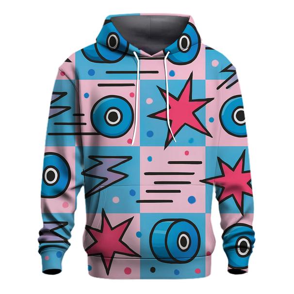 Roller Rink Starburst Tiles hoodie designs
